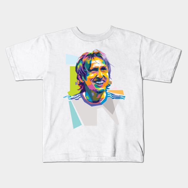 Luka Modric WPAP V1 Kids T-Shirt by can.beastar
